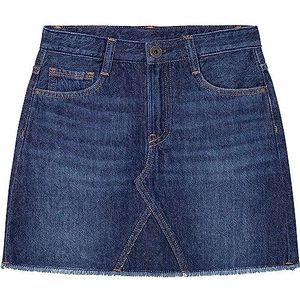 Pepe Jeans Kourtney rok voor meisjes, Blauw (Denim-dr2), 16 jaar