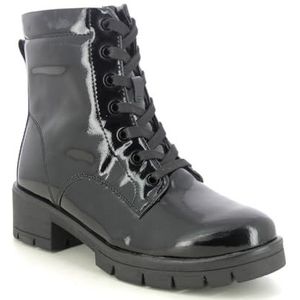 Jana Enkellaarsjes 8-25263-43 H-breedte, zwart, lak, 36 EU