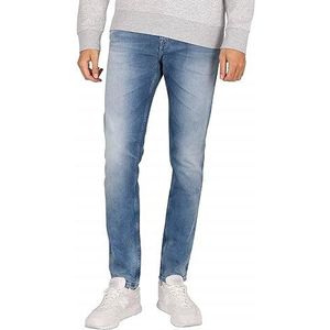 Tommy Hilfiger Austin Slim Tapered Wlbs Jeans voor heren, Wilson Lichtblauw Stretch, 31W / 36L