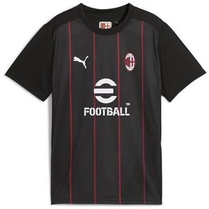 PUMA - AC Milan Pre-match Shirt - Zwart/Rood - Sportshirt