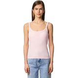 Pcmay - Geribd Top - Mouwloos - Nauwsluitend