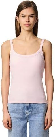 Pcmay - Geribd Top - Mouwloos - Nauwsluitend