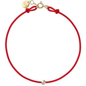 ICE Jewellery Diamond bracelet Cord Red 021099