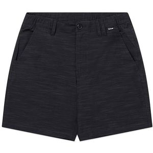 Hurley Shorts Heren - Phantom Slub 3/4 Tailleband 18"" Zwart