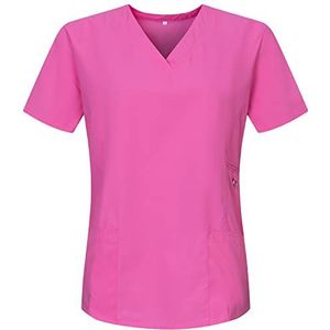 MISEMIYA - 707 Sanitaire tas voor dames - Gezondheidsuniform voor dames, Roze 22, XL