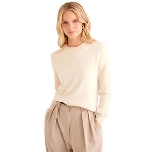 NAADAM The Original Cashmere Crewneck Sweater Dames, Wit, XL