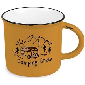 Grafik-Werkstatt vintage| Keramische mok om cadeau te geven | Alpine | 400 ml | Camping Crew