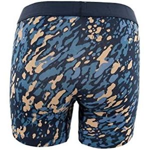 Levi's Heren All-Over-Print Camo Men's 2 Pack Boxer Briefs, navy blazer, XL