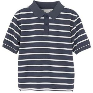 NAME IT Nmmvolo Ss Nreg Polo voor jongens, navy blazer, 110