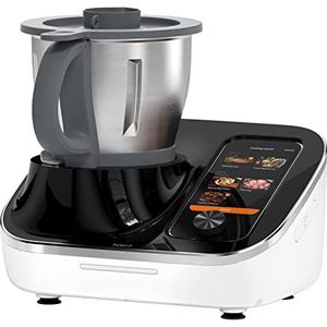 TOKIT Omni Cook C2 Robot All-in-1 keukenmachine met 21 kookfuncties, ingebouwd 7 inch touchscreen, geleide recepten, voorreinigen, hakken, sap, mixen, wegen, sous-vide, ice crush en meer