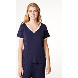 CCDK Copenhagen Dames CCDK Jordan S/S T-Shirt Dark Navy Pajama Top, X-Large