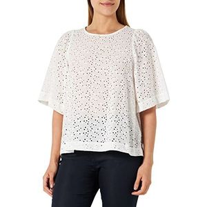 Seidensticker Damesblouse met korte mouwen, regular fit, wit, 38, wit, 38