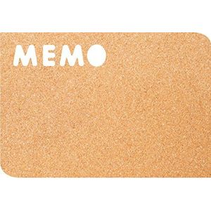 Securit Silhouet Memo Kurk Board met 6 Pinnen, Wandmontage, 30x45cm (CB-MEMO)