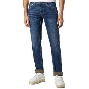 MUSTANG Oregon Tapered Jeans, donkerblauw 784, 29W / 34L