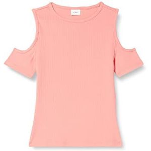 s.Oliver T-shirt voor meisjes met cut-out, Roze 4334, 152 cm