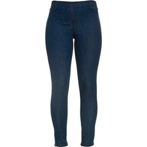 GINA LAURA Grote maten dames tot 3XL, Jeggings Julia, smalle pijpen, denim look, 182202, blauw, 36