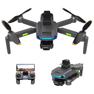 LUXWALLET Aerofly X Hawk – 5 Ghz WiFi GPS Drone - Laser Obstacle Avoidance - 3 Axis Gimbal Drone – Borstelloze Motor – Return To Home - Zwart