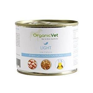 OrganicVet Veterinary Light Natvoer voor honden, 6 stuks (6 x 200 g)