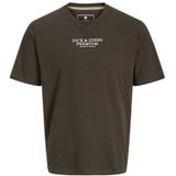 Jack & Jones - JPRBLUARCHIE - T-shirt - Olijfgroen/Wit