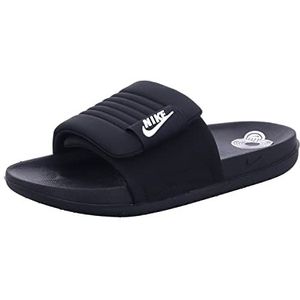NIKE Offcourt Adjust Slide Sneaker voor heren, Zwart wit zwart, 45 EU