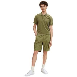 TOM TAILOR Denim Uomini Cargo Sweat bermuda shorts 1031434, 11209 - Felt Green, M