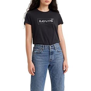 Levi's The Perfect Tee t-shirt dames, SSNL BW SHINE TOTAL ECLIPSE, XXS