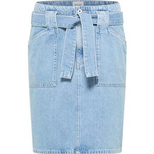 MAC - Style Blossom - Jeansrok - Knielang - Puur Katoen - Strikceintuur