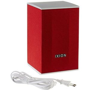 IXION Solo:2, extra handgemaakte multiroom luidspreker uit Noorwegen, 2 versterkers, sterke processor, DSP, rood