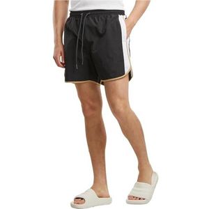 Urban Classics - Herenzwembroek - Zwart - Retro Look - Sneldrogend