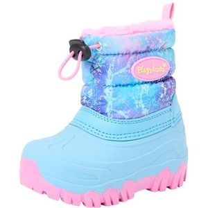 Playshoes - Snowboots - Roze - Waterdicht - Hartjes - Regenboog