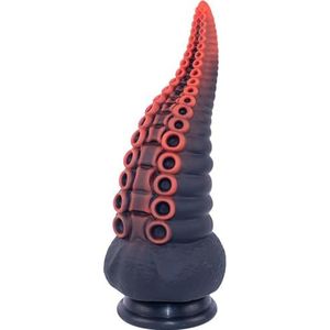 AMAZBEE Silicone Dildo Big Tentacle Anal Dildo with Strong Suction Cup Anal Plug Adult Sex Toy Prostate Massager for Men Women Sex Toys Silicone Fantasy Dildos (Red)
