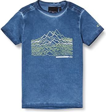 CMP - Stretch T-shirt - Felgekleurd - Voor Kinderen - Met Avontuurlijke Print
