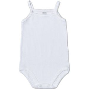 Ellepi AF3624NR Body van katoen, smalle schouder, wit - - 3 Anni