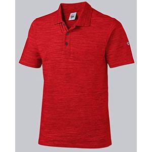 BP 1712-232 poloshirt voor hem en haar 85% katoen, 12% polyester, 3% elastaan Space Rood, maat S