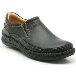 Clarks Nature Easy Loafer voor heren, Zwart Leer, 39.5 EU