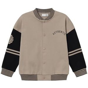 NAME IT Boy gebreide jas sweat, Weathered Teak, 146-152