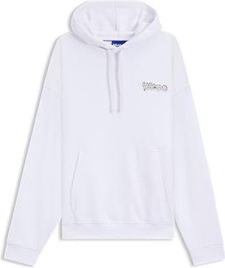 HUGO Nyrohood sweatshirt voor heren, wit, L