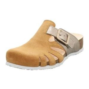 Think! dames JULIA chromfrei gegerbte nachhaltige Sandale, CINNAMON/KOMBI 3000