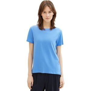 TOM TAILOR Denim T-shirt voor dames, 18712 - Sicilian Blauw, M