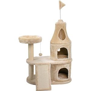 AQPET Dubai 110 cm Kattenbak Boom Speelplaats Kat Kat Kras Beige 110 cm