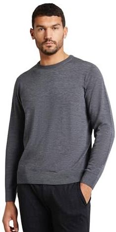 Gebreide Trui - Donkergrijs - Merinowol - Regular Fit