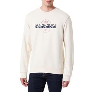 Napapijri Bander sweatshirt crème, Wit, S