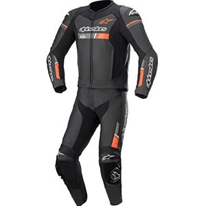 Alpinestars leren motorpak met beschermers motorpak 2 2-delig GP Force Chaser Lederkombi 2-tlg. schwarz/rot 58, Sportler, zwart/rood