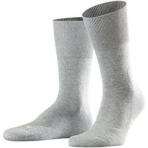 FALKE Unisex sokken Run, katoen, 1 paar, grijs (Light Grey 3400), 35-36, grijs (light grey 3400)