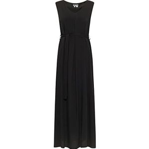 usha Dames maxi-jurk, zwart, XXL