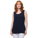 Ulla Popken dames rh top, Middernachts blauw, 42-44