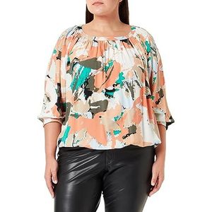 s.Oliver Damesblouse, lange mouwen, oranje, 44, oranje, 44