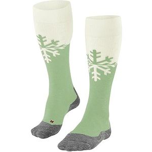 FALKE Dames Skisokken SK2 Intermediate W KH Wol Functioneel material Warm Dik 1 Paar, Groen (Quiet Green 7378), 41-42