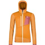 Ortovox - Fleece Grid Hoody - Vest - Autumn Leaves - Polyester-Merinowol