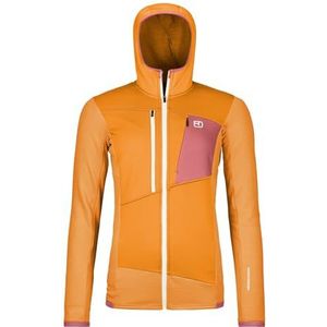 Ortovox - Fleece Grid Hoody - Vest - Autumn Leaves - Polyester-Merinowol